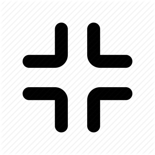 Fullscreen, Minimize, Screen, Shrink, Smaller Icon