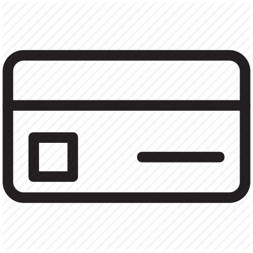 Credit Card, Debit Card, Online Banking, Smart Card, Visa Card Icon