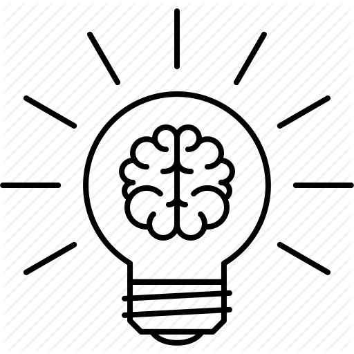 Brain, Bulb, Creative, Idea, Light, Science, Smart Icon