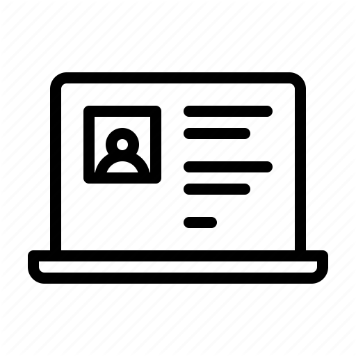 Electronics, Equipment, Iot, Media, Notebook, Profile, Social Icon