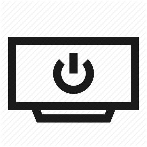 Monitor, Power, Screen, Smart, Start, Switch, Tv Icon