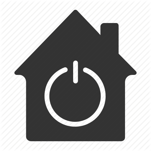 House, Power, Shutdown, Smart, Start, Switch On, Turn On Icon
