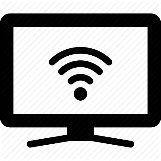 Connection, Network, Smart, Tv, Wifi Icon