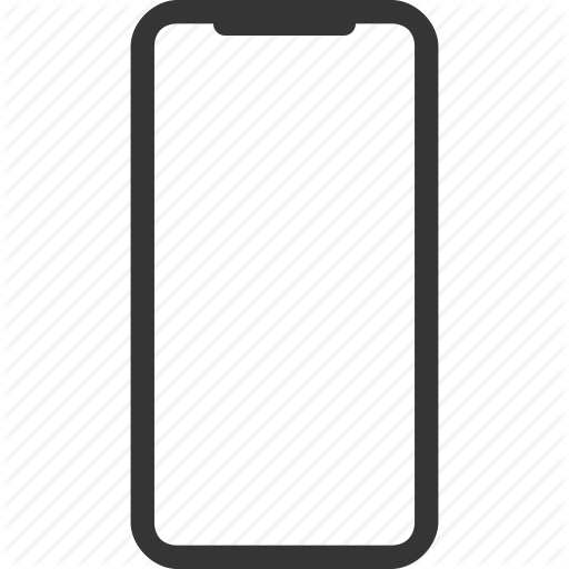 Cellphone, Device, Electronic, Mobile, Notch, Phone, Smartphone Icon