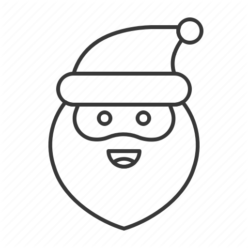 Avartar, Emoji, Santa, Santa Claus, Smile Icon