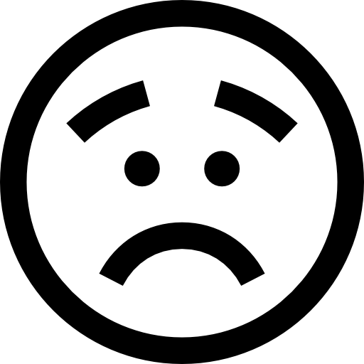 Disappointed, Emoticons, Emoji, Feelings, Smileys Icon