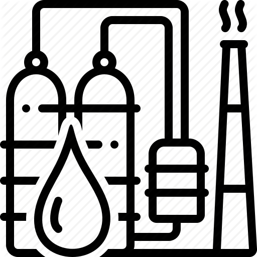 Drop, Industry, Oil, Petro, Petrochemical, Plant, Refinery Icon