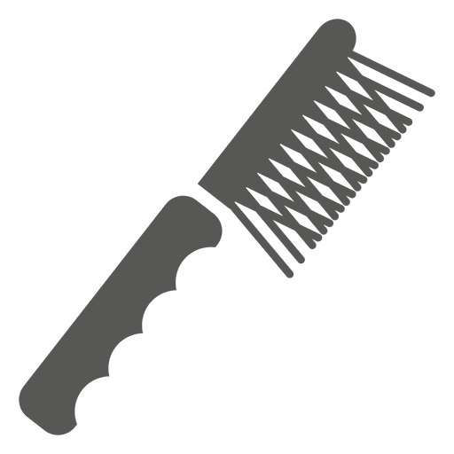 Smooth Teeth Hair Brush Icon