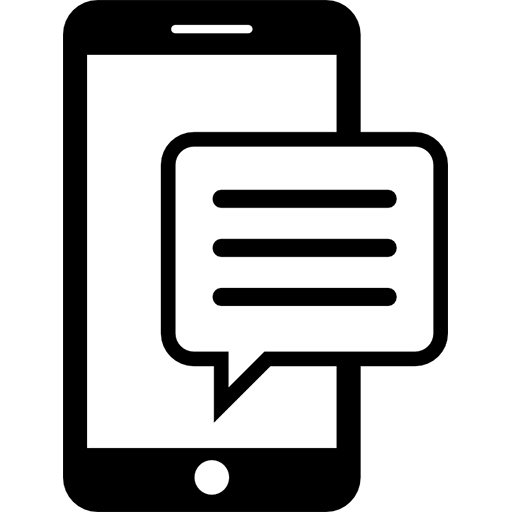 Texting On Phones Icon