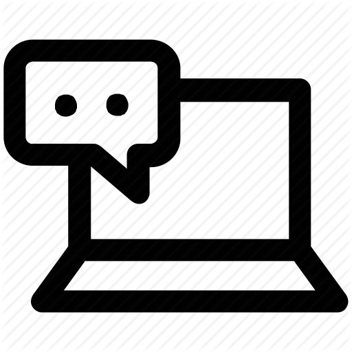 Chatting, Computer, Laptop, Message, Notebook, Sms Icon