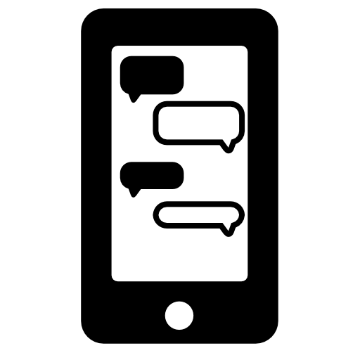 Phone Text Icon Free Icons