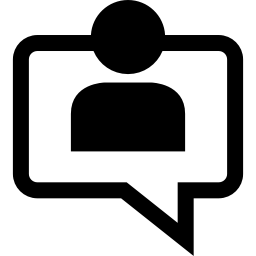 Sms Text Messaging Glyph Icon