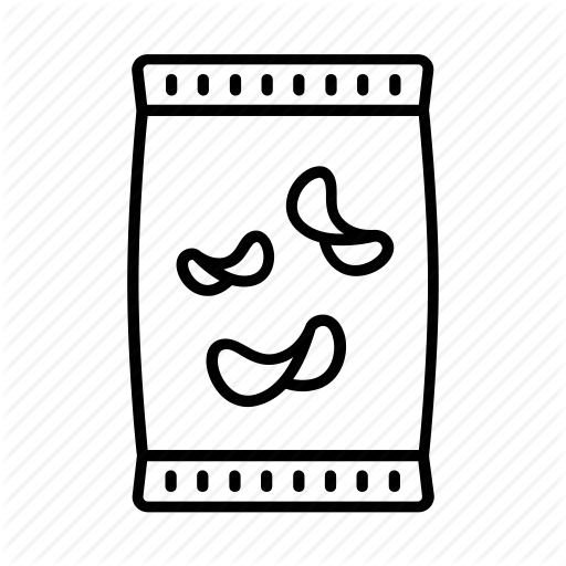 Bag, Chips, Fried, Packet, Potato, Snack Icon