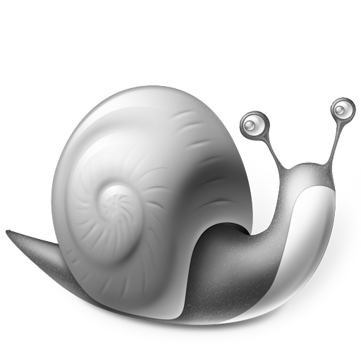 Grey Snail Icon