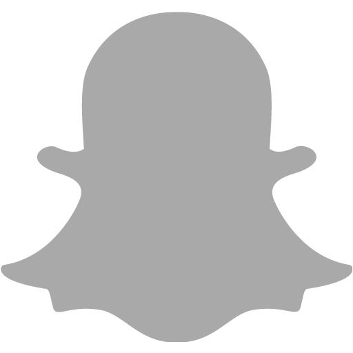 Dark Gray Snapchat Icon