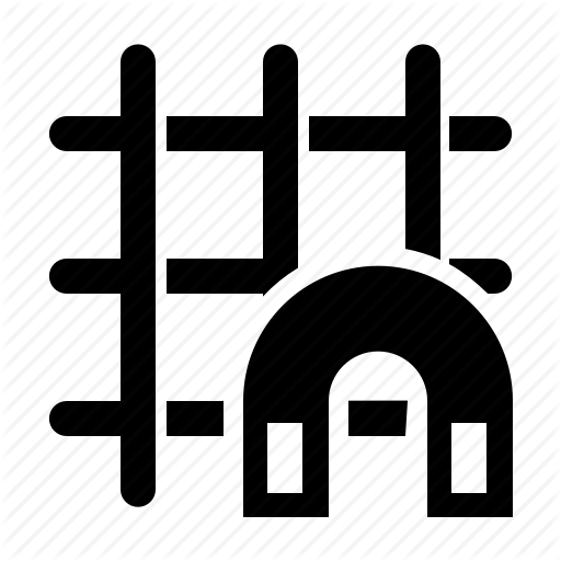 Grid, Magnet, Magnetic, Snap Icon