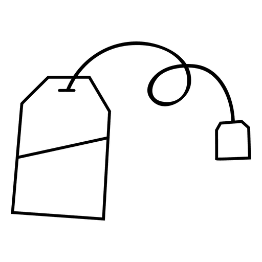 Tea Teabag Drink Stroke Icon