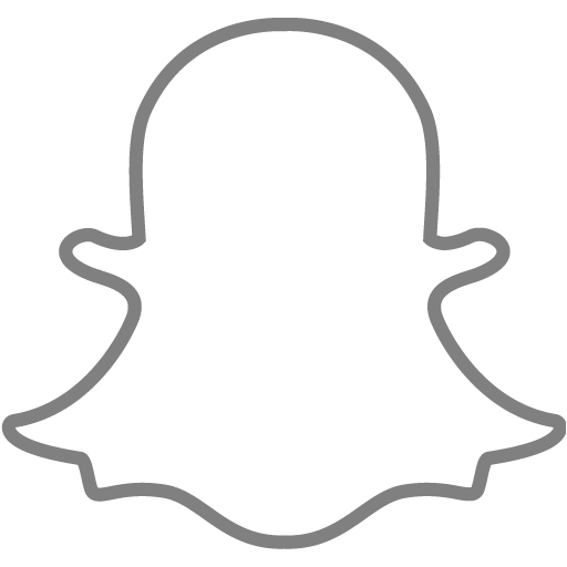 Gray Snapchat Icon