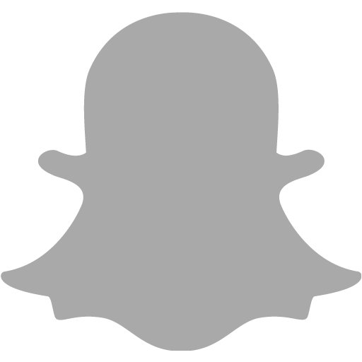 Dark Gray Snapchat Icon