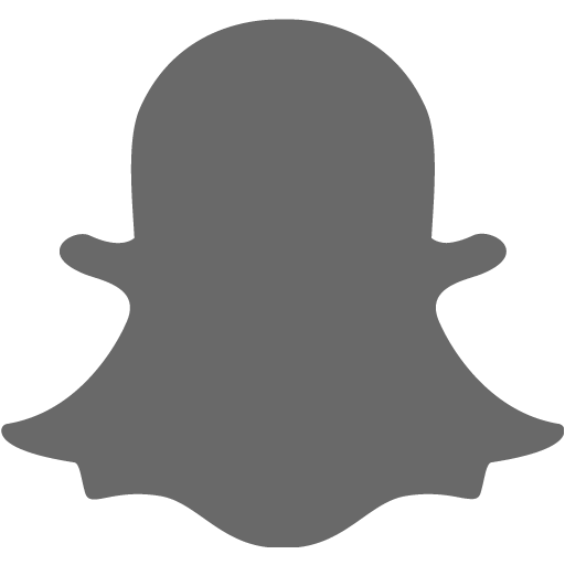 Dim Gray Snapchat Icon