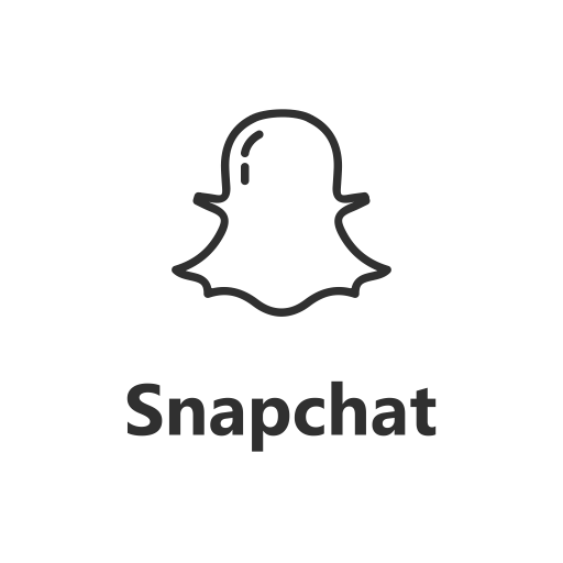 Ghost, Label, Logo, Snapchat Icon