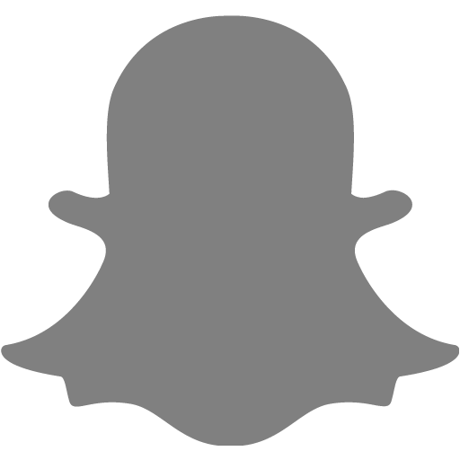 Gray Snapchat Icon