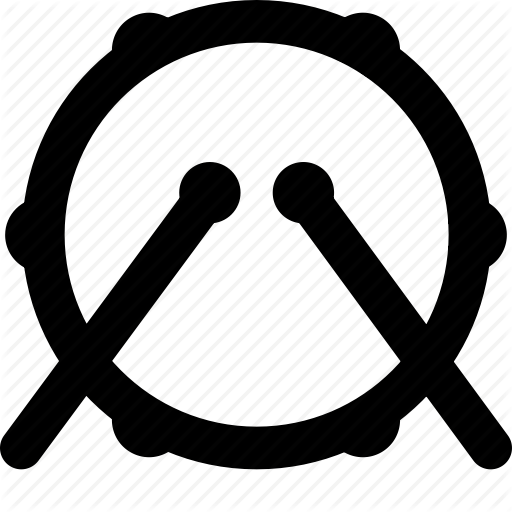 Drum, Drums, Drumstick, Percussion, Snare, Snare Drum Music Beat Icon