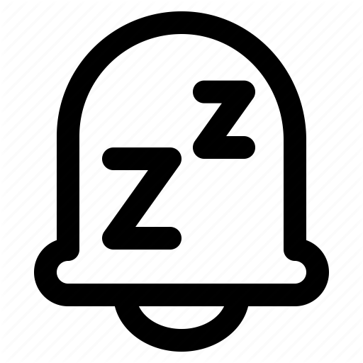 Alert, Bell, Outline, Sleep, Snooze, Time Icon