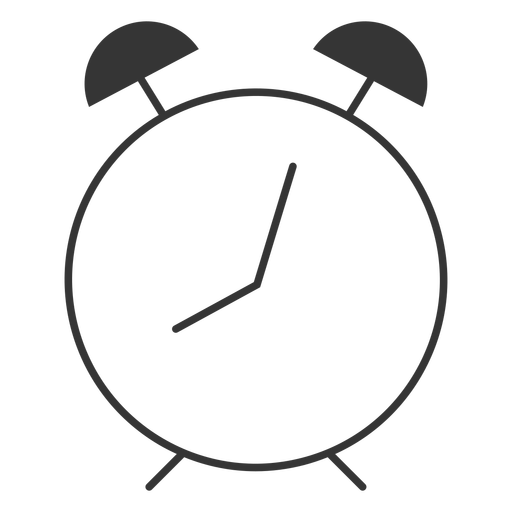 Line Style Alam Clock Icon