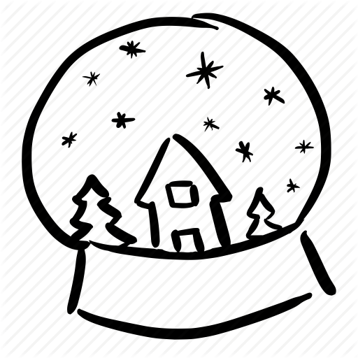 Christmas, Holiday, New Year, Season, Snow, Snow Globe, Winter Icon