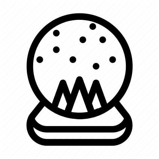 Glass, Present, Seasons, Snow, Snow Globe, Snowball, Winter Icon