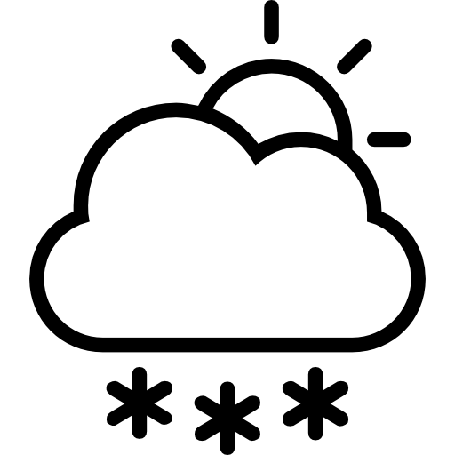 Snow Cloud With Snowflakes Falling