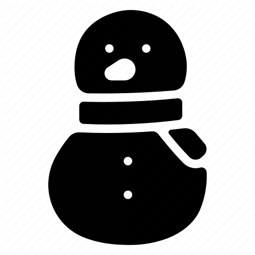 Ice, Scarf, Snow, Snowball, Snowman Icon