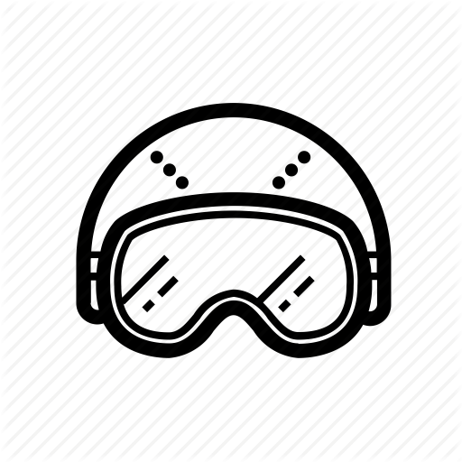 Glasses, Helmet, Skiing, Snowboard, Sport, Sun, Winter Icon