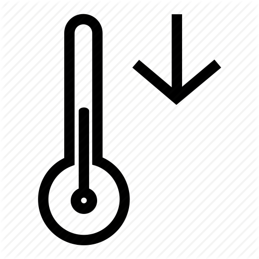 Cold, Drop, Temperature, Thermometer Icon