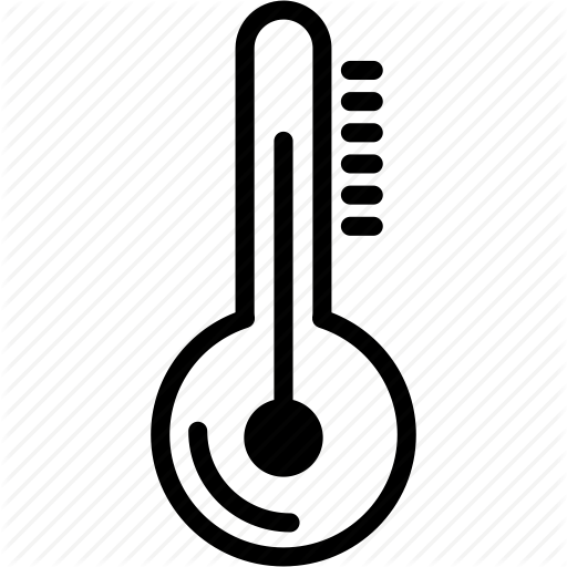 Cool, Count, Heat, Measure, Temperature, Thermometer Icon
