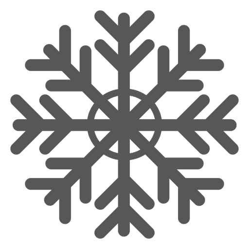 Flat Snowflake Icon