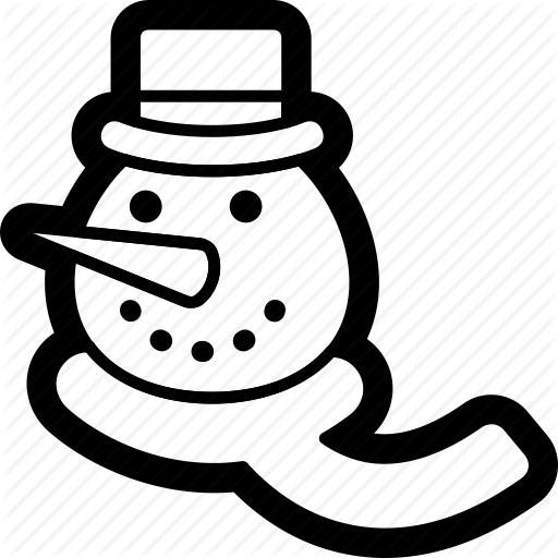 Head, Man, Snow, Snow Man, Snowman Icon