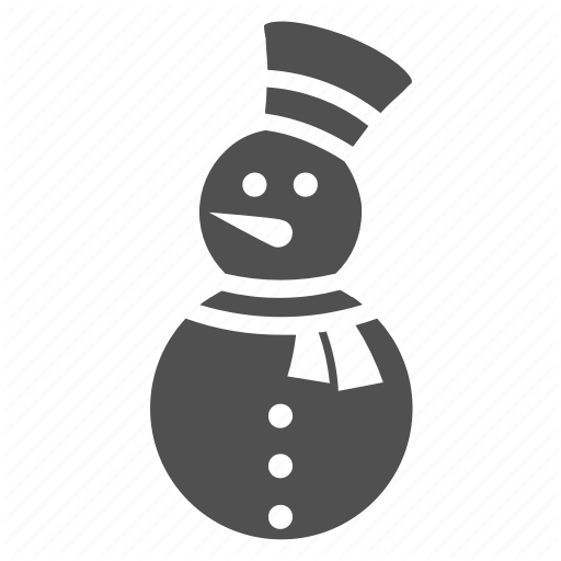 Man, Snow, Snowman Icon