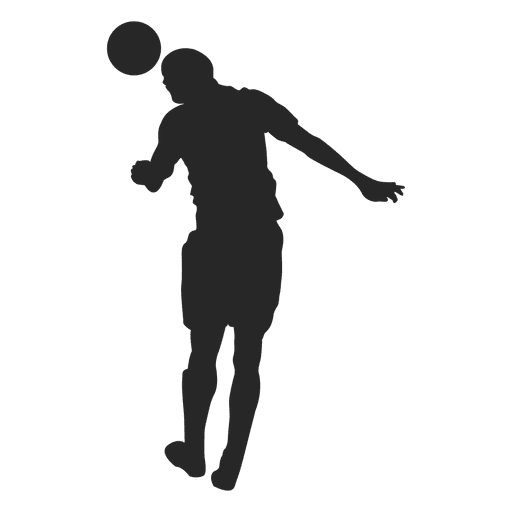Soccer Player Hitting Ball