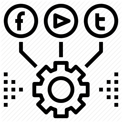 Management, Media, Network, Online, Setting, Social Icon