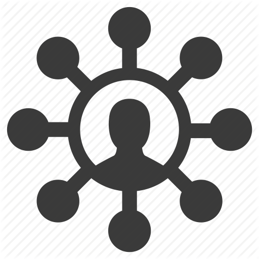 Connection, Links, Nodes, Person, Social, User Icon