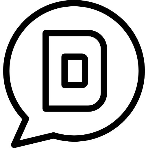 Flat Social Media Logo Elements Icon