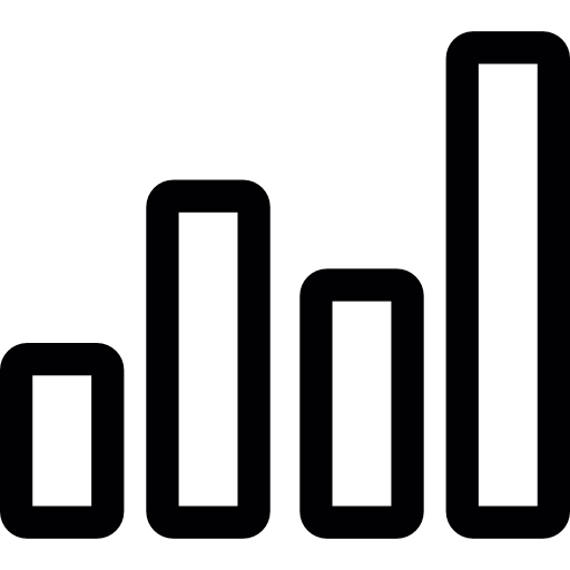 Bar Chart Outline Icons Free Download