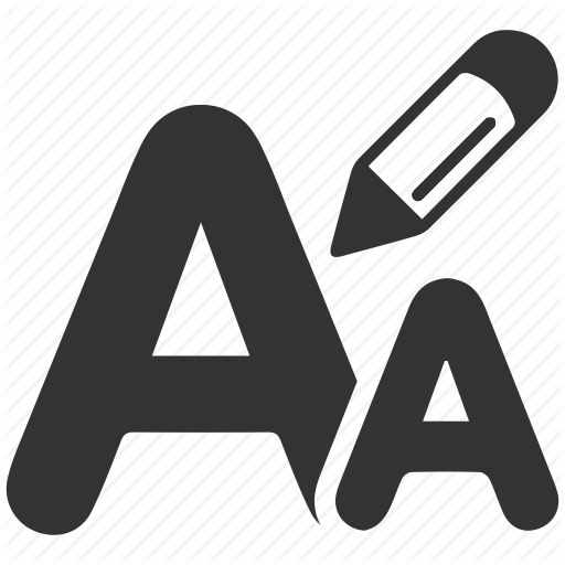 Font, Language, Letters, Type Icon