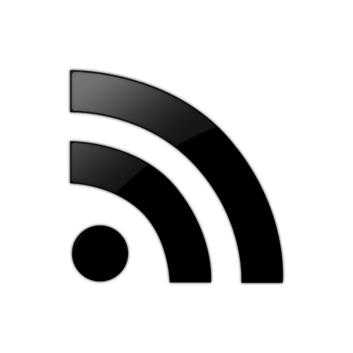 Social Media Rss Smooth Black Icon