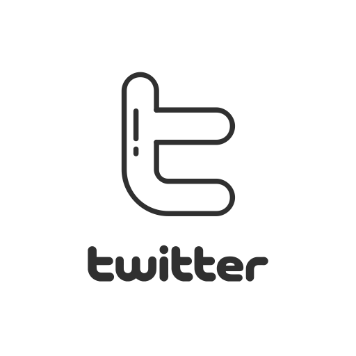 Social Media, Logo, Twitter, Name Icon