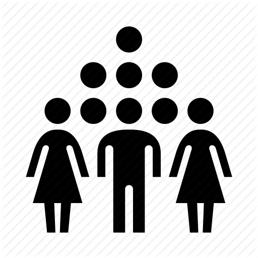 Humans, People, Persons, Pyramid, Society, Team, Users Icon