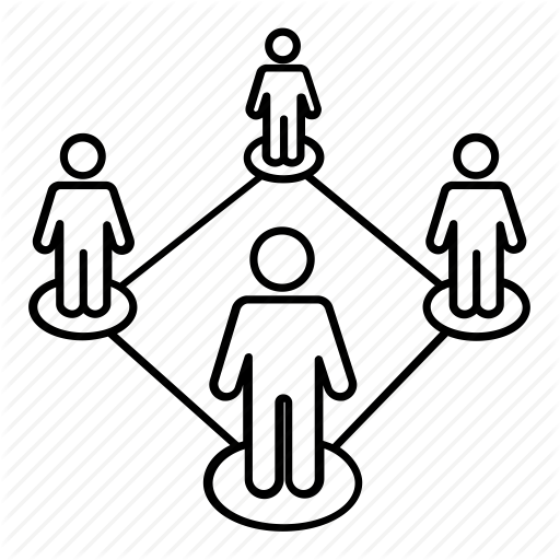 Community, Connection, Friends, Group, Network, Society, Union Icon