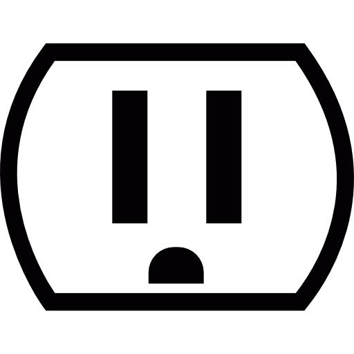 Electric Outlet, Plug, Socket Icon